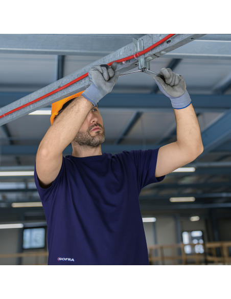 T-shirt Zanzibar Manica Corta Colore Blu Navy 100% Cotone Traspirante Leggera