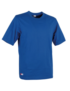 T-shirt Zanzibar Manica Corta Colore Blu Royal 100% Cotone Traspirante Leggera