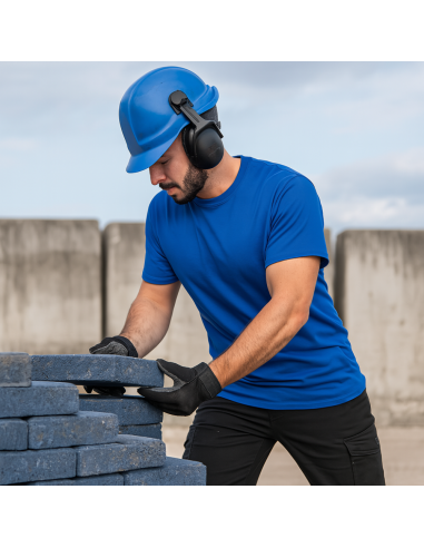 T-shirt Zanzibar Manica Corta Colore Blu Royal 100% Cotone Traspirante Leggera