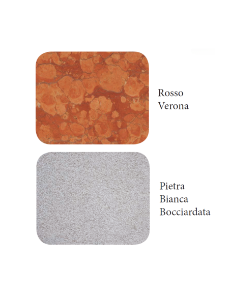 Camino Vienna Con Rivestimento Focolare Refrattario M100 Angolare Pietra Marmo