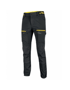 Pantalone Multitasche Stretch Vestibilità Jogging Horizon Black Carbon  2