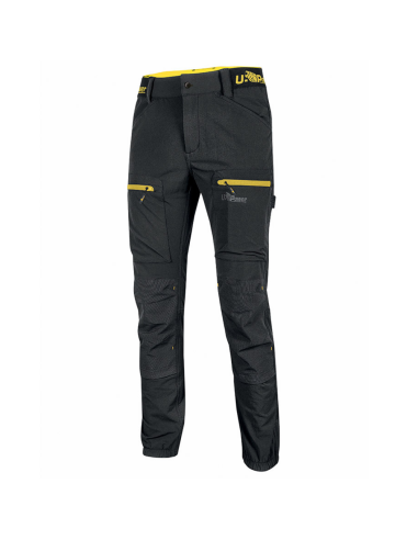 Pantalone Multitasche Stretch Vestibilità Jogging Horizon Black Carbon 