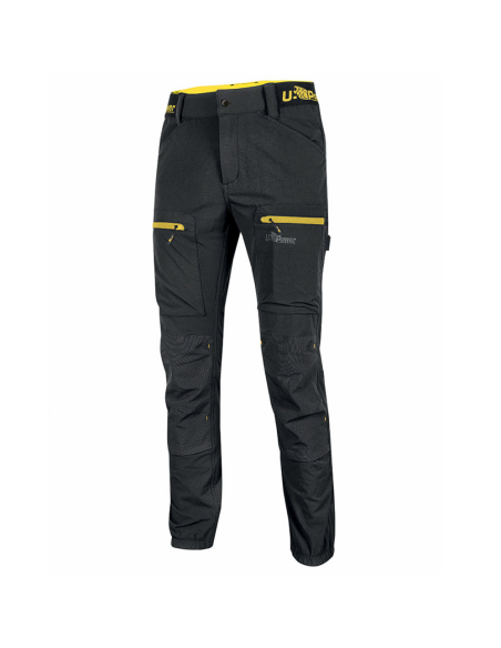 Pantalone Multitasche Stretch Vestibilità Jogging Horizon Black Carbon 
