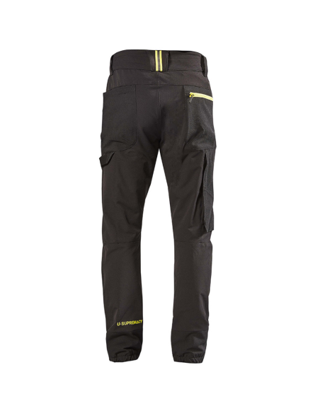 Pantalone Multitasche Stretch Vestibilità Jogging Horizon Black Carbon 