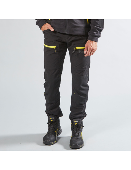 Pantalone Multitasche Stretch Vestibilità Jogging Horizon Black Carbon 
