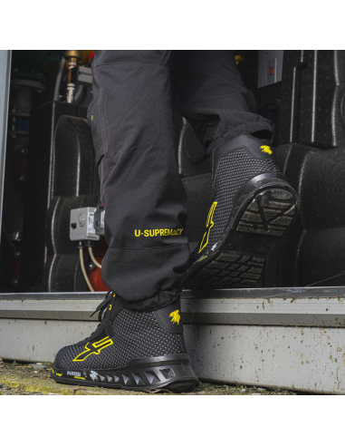 Pantalone Multitasche Stretch Vestibilità Jogging Horizon Black Carbon 