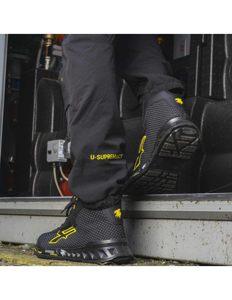 Pantalone Multitasche Stretch Vestibilità Jogging Horizon Black Carbon 