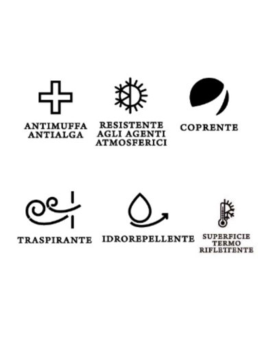 Pittura Quarzo Anticavillature Termoriflettente Ischia Linea Mediterraneo