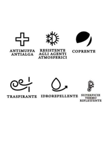 Pittura Quarzo Anticavillature Termoriflettente Ischia Linea Mediterraneo