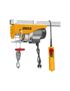 Paranco a catena elettrico con gancio di sospensione e telecomando da 900 W