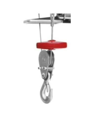 Paranco a catena elettrico con gancio di sospensione e telecomando da 900 W