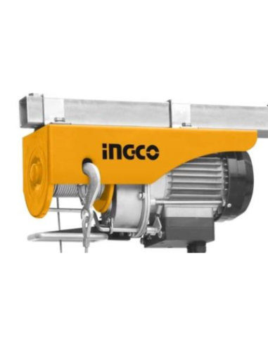 Paranco a catena elettrico con gancio di sospensione e telecomando da 900 W