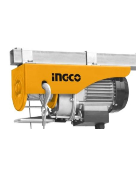 Paranco a catena elettrico con gancio di sospensione e telecomando da 900 W