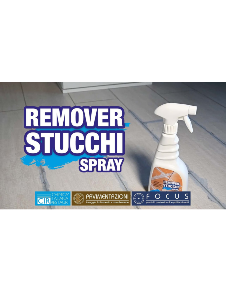 Pulitore per Stucchi Cementizi ed Epossidici Remover Stucchi Spray da 500 ml 