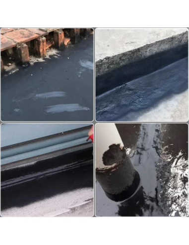 Sigillante Impermeabilizzante Bituminoso Fori Crepe Catramina Spray 400 ml 