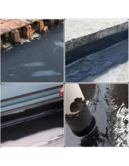 Sigillante Impermeabilizzante Bituminoso Fori Crepe Catramina Spray 400 ml 