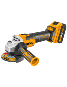 Smerigliatrice Angolare 115 mm 2 Batterie Al Litio 20V 10 Dischi Universali  