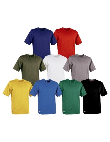 T-shirt Zanzibar a manica corta colore antracite 100% cotone 
