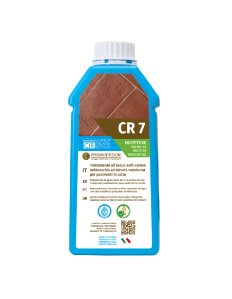 Trattamento antimacchia protettivo effetto satinato pavimenti CR 7 Matt 1 litro