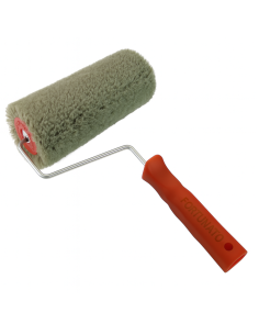 Rullo Nylon Poliammide Verde Con Manico Quarzi Pitture Minerali Superfici Ruvide