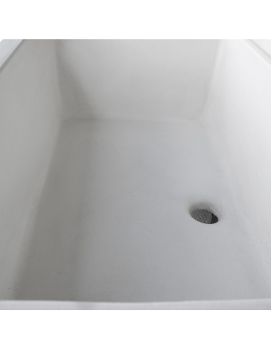 Pilozza Lavabo Bianca Serie Romantica Cemento Calcestruzzo 90 x 50 x h.28 cm 