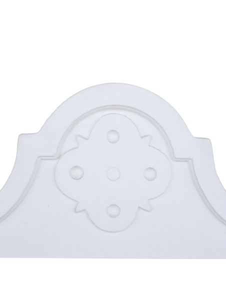 Pilozza Lavabo Bianca Serie Romantica Cemento Calcestruzzo 90 x 50 x h.28 cm 