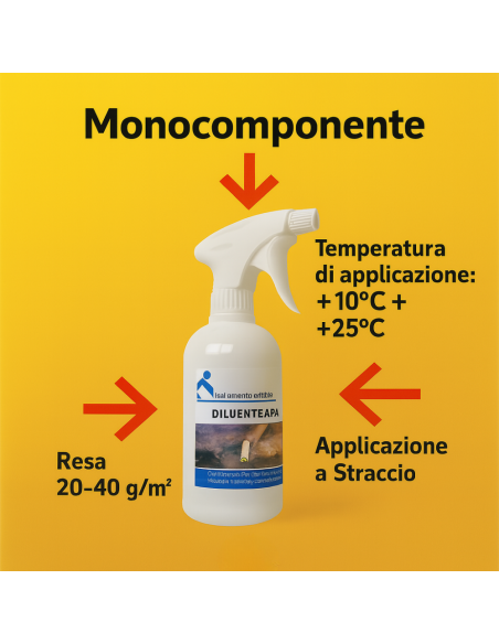 Promotore Di Adesione Superfici Lisce Diluente APA 500 ml 