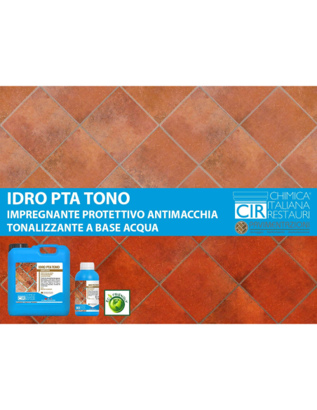 Impregnante Protettivo Antimacchia all'Acqua Pavimenti Cotto Idro Pta 5 litri