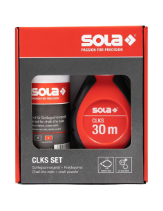 Set Marcatura Tracciatore CLKS Filo 30 Metri Gesso Blu Preciso Veloce Resistente