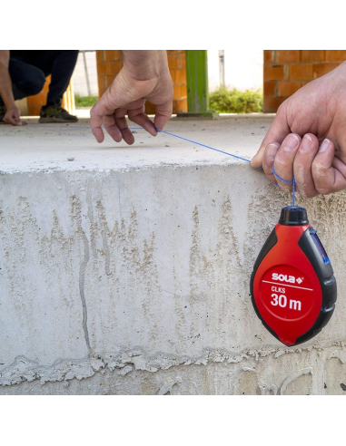 Set Marcatura Tracciatore CLKS Filo 30 Metri Gesso Blu Preciso Veloce Resistente