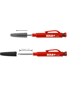 Matita Meccanica TLM2 Temperino Integrato Carta Legno Pietra Cemento Mattoni 2