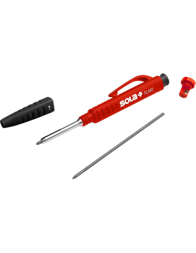 Matita Meccanica TLM2 Temperino Integrato Carta Legno Pietra Cemento Mattoni