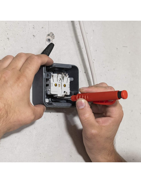 Matita Meccanica TLM2 Temperino Integrato Carta Legno Pietra Cemento Mattoni