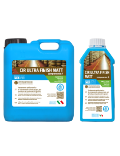  Finitura Bicomponente Effetto Satinato Pavimenti Ultra Finish Matt da litri 4,15 + 0,85 