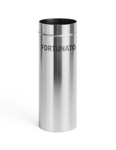 Tubo Acciaio Inox Spessore 0,5 mm Canna Fumaria Evacuazione Fumo Calore