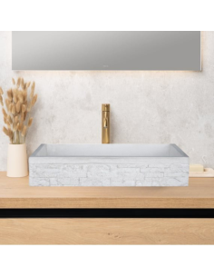 Pilozza Lavabo Calcestruzzo Cemento Serie Muraglietto Giardini Lavanderie 2