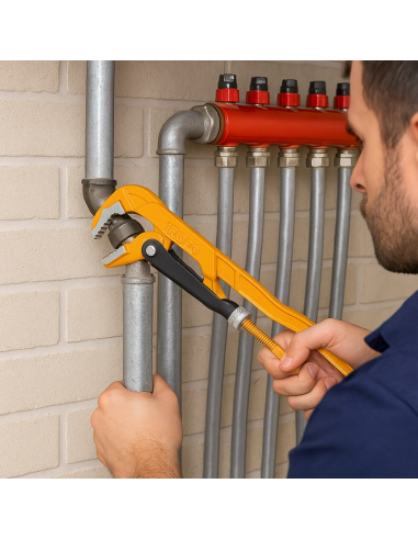 Chiave Giratubi 45° Diametro 67 mm Modello Svedese Professionale  