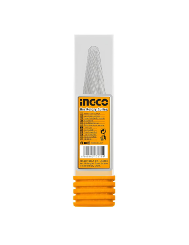 Fresa Conica Carburo Tungsteno Testa Raggiata Fori Smussature  