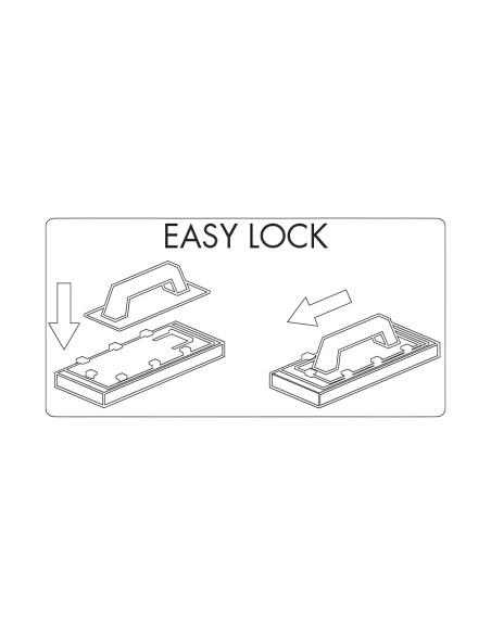 Frattone Spugna Sweepex  Intercambiabile Attacco Rapido Easy-Lock 17x34cm