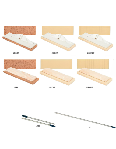 Frattone Spugna Sweepex  Attacco Rapido Senza Manico 13x42cm Pulizia Fughe