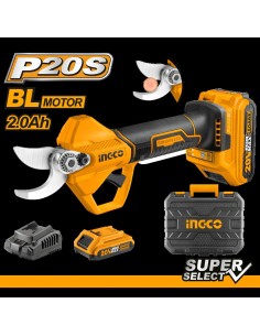 Forbice Pota Ø25 A Batteria 20V Valigetta Batteria Caricabatterie  2