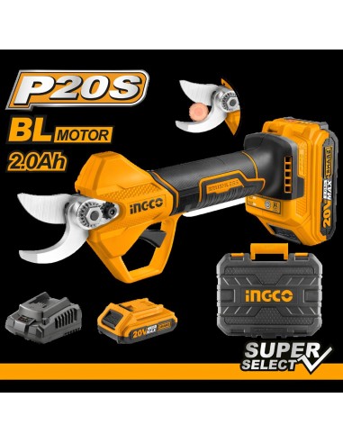 Forbice Pota Ø25 A Batteria 20V Valigetta Batteria Caricabatterie 