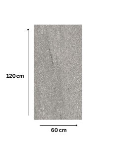Piastrella Gres Porcellanato Rettificata London Grey S.Agostino 60x120 cm  2
