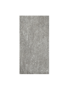 Piastrella Gres Porcellanato Rettificata Quarz Antracite R10 30x60 cm