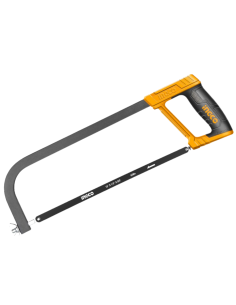 Seghetto Arco 300 mm Regolabile Lama 65 Mn 24 T Impugnatura Morbida Acciaio