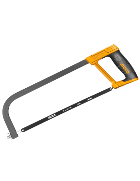Seghetto Arco 300 mm Regolabile Lama 65 Mn 24 T Impugnatura Morbida Acciaio
