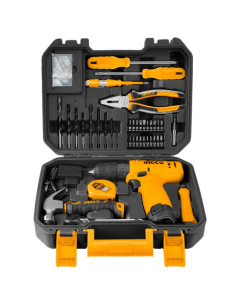 Valigetta Trapano Batteria 12V Set Utensili 81 Accessori Completo Portatile