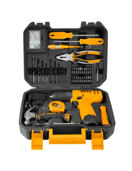 Valigetta Trapano Batteria 12V Set Utensili 81 Accessori Completo Portatile