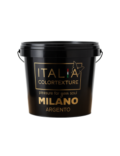 Decorativo Murale Milano Colore Argento Effetto Seta Riflessi Perlescenti