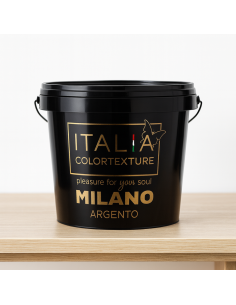 Decorativo Murale Milano Colore Argento Effetto Seta Riflessi Perlescenti 2